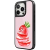 image:imageCASETiFY for iPhone 17 Pro Max Case  Glaze Compatible with MagSafe  Scratch Resistant  PeelProof Print  49 ft 1X Military Grade Drop Protection  Strawberry slices  Soft Blush  BlackStrawberry slices