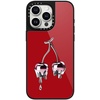 image:imageCASETiFY for iPhone 17 Pro Max Case  Glaze Compatible with MagSafe  Scratch Resistant  PeelProof Print  49 ft 1X Military Grade Drop Protection  Strawberry slices  Soft Blush  BlackChrome Cherry