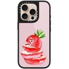 image:imageCASETiFY for iPhone 17 Pro Max Case  Glaze Compatible with MagSafe  Scratch Resistant  PeelProof Print  49 ft 1X Military Grade Drop Protection  Strawberry slices  Soft Blush  BlackStrawberry slices