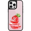 image:imageCASETiFY for iPhone 17 Pro Max Case  Glaze Compatible with MagSafe  Scratch Resistant  PeelProof Print  49 ft 1X Military Grade Drop Protection  Strawberry slices  Soft Blush  BlackStrawberry slices