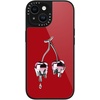 image:imageCASETiFY for iPhone 17 Pro Max Case  Glaze Compatible with MagSafe  Scratch Resistant  PeelProof Print  49 ft 1X Military Grade Drop Protection  Strawberry slices  Soft Blush  BlackChrome Cherry