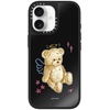 image:imageCASETiFY for iPhone 17 Pro Max Case  Mirror Compatible with MagSafe  Reflective  49 ft Drop Protection  Metallic Ribbon  Black On BlackAngel Teddy Bear