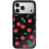 image:imageCASETiFY for iPhone 17 Pro Max Case  Mirror Compatible with MagSafe  Reflective  49 ft Drop Protection  Metallic Ribbon  Black On BlackCherries