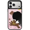 image:imageCASETiFY for iPhone 17 Pro Max Case  Mirror Compatible with MagSafe  Reflective  49 ft Drop Protection  Metallic Ribbon  Black On BlackCookie