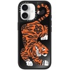 image:imageCASETiFY for iPhone 17 Pro Max Case  Mirror Compatible with MagSafe  Reflective  49 ft Drop Protection  Metallic Ribbon  Black On BlackFierce Tiger