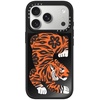 image:imageCASETiFY for iPhone 17 Pro Max Case  Mirror Compatible with MagSafe  Reflective  49 ft Drop Protection  Metallic Ribbon  Black On BlackFierce Tiger