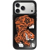 image:imageCASETiFY for iPhone 17 Pro Max Case  Mirror Compatible with MagSafe  Reflective  49 ft Drop Protection  Metallic Ribbon  Black On BlackFierce Tiger