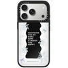 image:imageCASETiFY for iPhone 17 Pro Max Case  Mirror Compatible with MagSafe  Reflective  49 ft Drop Protection  Metallic Ribbon  Black On BlackFirst Snow