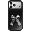 image:imageCASETiFY for iPhone 17 Pro Max Case  Mirror Compatible with MagSafe  Reflective  49 ft Drop Protection  Metallic Ribbon  Black On BlackMetallic Ribbon