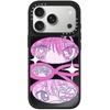 image:imageCASETiFY for iPhone 17 Pro Max Case  Mirror Compatible with MagSafe  Reflective  49 ft Drop Protection  Metallic Ribbon  Black On BlackRibbons And Love