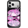 image:imageCASETiFY for iPhone 17 Pro Max Case  Mirror Compatible with MagSafe  Reflective  49 ft Drop Protection  Metallic Ribbon  Black On BlackRibbons And Love