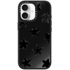 image:imageCASETiFY for iPhone 17 Pro Max Case  Mirror Compatible with MagSafe  Reflective  49 ft Drop Protection  Metallic Ribbon  Black On BlackStar Marks