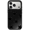 image:imageCASETiFY for iPhone 17 Pro Max Case  Mirror Compatible with MagSafe  Reflective  49 ft Drop Protection  Metallic Ribbon  Black On BlackStar Marks