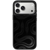 image:imageCASETiFY for iPhone 17 Pro Max Case  Mirror Compatible with MagSafe  Reflective  49 ft Drop Protection  Metallic Ribbon  Black On BlackTransparent Kingsnake