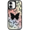 image:imageCASETiFY for iPhone 17 Pro Max Case  Mirror Compatible with MagSafe  Reflective  49 ft Drop Protection  Metallic Ribbon  Black On BlackYou Give Me Butterflies