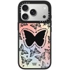 image:imageCASETiFY for iPhone 17 Pro Max Case  Mirror Compatible with MagSafe  Reflective  49 ft Drop Protection  Metallic Ribbon  Black On BlackYou Give Me Butterflies