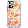 image:imageCASETiFY Ultra Impact Case for iPhone 12  iPhone 12 Pro  Retro Boho Hippie Flowers 60s  70s Floral Pattern on Clear Background  Clear Frost  Enhanced Corners  115 ft 5X Militray Grade Drop Protection  retro boho hippie flowers 60s  70s floral pa  Glossy Frostretro boho hippie flowers 60s  70s floral pattern on clear background