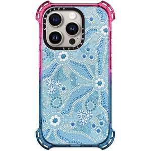 image:imageCASETiFY for iPhone 15 Pro Case  Bounce Compatible with MagSafe  Shockproof  213 ft 6x Military Grade Drop Protection  Bee in the Flowers by Papio Press  Cotton CandyNadyung Water