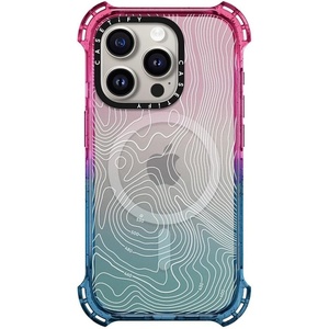 image:imageCASETiFY for iPhone 15 Pro Case  Bounce Compatible with MagSafe  Shockproof  213 ft 6x Military Grade Drop Protection  Bee in the Flowers by Papio Press  Cotton CandyTopography Map