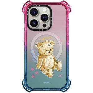 image:imageCASETiFY for iPhone 15 Pro Case  Bounce Compatible with MagSafe  Shockproof  213 ft 6x Military Grade Drop Protection  Bee in the Flowers by Papio Press  Cotton CandyAngel Teddy Bear