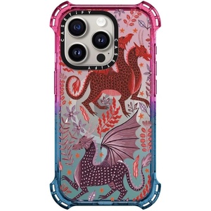 image:imageCASETiFY for iPhone 15 Pro Case  Bounce Compatible with MagSafe  Shockproof  213 ft 6x Military Grade Drop Protection  Bee in the Flowers by Papio Press  Cotton CandyRed Dragon Mythical Magic