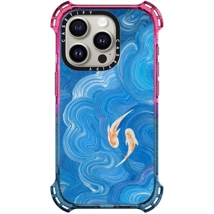image:imageCASETiFY for iPhone 15 Pro Case  Bounce Compatible with MagSafe  Shockproof  213 ft 6x Military Grade Drop Protection  Bee in the Flowers by Papio Press  Cotton CandyTwo Little Koi