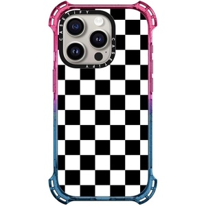 image:imageCASETiFY for iPhone 15 Pro Case  Bounce Compatible with MagSafe  Shockproof  213 ft 6x Military Grade Drop Protection  Bee in the Flowers by Papio Press  Cotton CandyBlack White Check Checkerboard