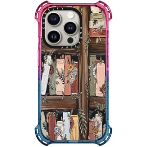 image:imageCASETiFY for iPhone 15 Pro Case  Bounce Compatible with MagSafe  Shockproof  213 ft 6x Military Grade Drop Protection  Bee in the Flowers by Papio Press  Cotton CandyBookshelf Garden