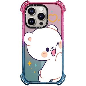 image:imageCASETiFY for iPhone 15 Pro Case  Bounce Compatible with MagSafe  Shockproof  213 ft 6x Military Grade Drop Protection  Bee in the Flowers by Papio Press  Cotton CandyBumping Milk