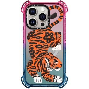 image:imageCASETiFY for iPhone 15 Pro Case  Bounce Compatible with MagSafe  Shockproof  213 ft 6x Military Grade Drop Protection  Bee in the Flowers by Papio Press  Cotton CandyFierce Tiger