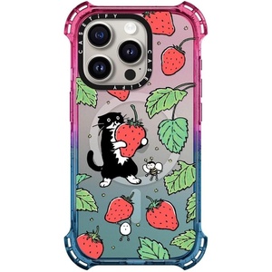 image:imageCASETiFY for iPhone 15 Pro Case  Bounce Compatible with MagSafe  Shockproof  213 ft 6x Military Grade Drop Protection  Bee in the Flowers by Papio Press  Cotton CandyStrawberry and Mo