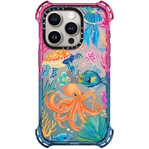 image:imageCASETiFY for iPhone 15 Pro Case  Bounce Compatible with MagSafe  Shockproof  213 ft 6x Military Grade Drop Protection  Bee in the Flowers by Papio Press  Cotton CandyUnder The Sea 2