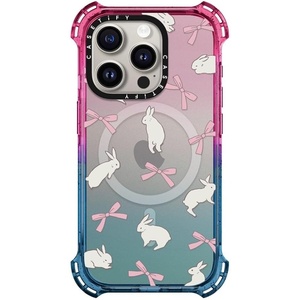 image:imageCASETiFY for iPhone 15 Pro Case  Bounce Compatible with MagSafe  Shockproof  213 ft 6x Military Grade Drop Protection  Bee in the Flowers by Papio Press  Cotton CandyRabbit Ribbon