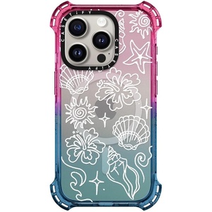image:imageCASETiFY for iPhone 15 Pro Case  Bounce Compatible with MagSafe  Shockproof  213 ft 6x Military Grade Drop Protection  Bee in the Flowers by Papio Press  Cotton CandySea Shore