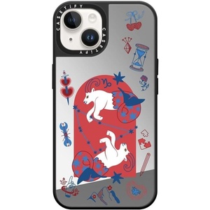 image:imageCASETiFY for iPhone 16 Pro Max Case  Impact Compatible with MagSafe  82 ft 4x Military Grade Drop Protection  Virgo  BlackCapricorn Mirror
