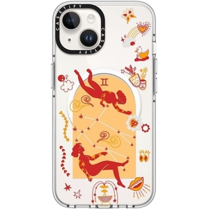 image:imageCASETiFY for iPhone 16 Pro Max Case  Impact Compatible with MagSafe  82 ft 4x Military Grade Drop Protection  Virgo  BlackGemini Clear