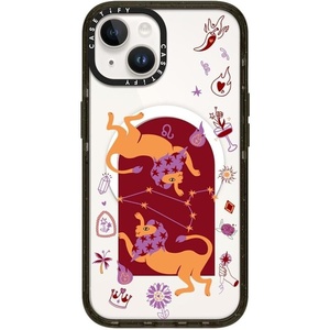 image:imageCASETiFY for iPhone 16 Pro Max Case  Impact Compatible with MagSafe  82 ft 4x Military Grade Drop Protection  Virgo  BlackLeo Impact
