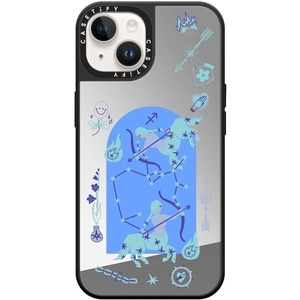 image:imageCASETiFY for iPhone 16 Pro Max Case  Impact Compatible with MagSafe  82 ft 4x Military Grade Drop Protection  Virgo  BlackSagittarius Mirror