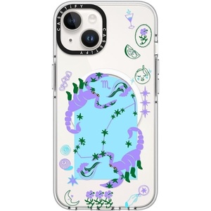 image:imageCASETiFY for iPhone 16 Pro Max Case  Impact Compatible with MagSafe  82 ft 4x Military Grade Drop Protection  Virgo  BlackScorpio Clear