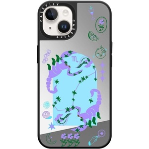 image:imageCASETiFY for iPhone 16 Pro Max Case  Impact Compatible with MagSafe  82 ft 4x Military Grade Drop Protection  Virgo  BlackScorpio Mirror
