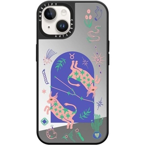 image:imageCASETiFY for iPhone 16 Pro Max Case  Impact Compatible with MagSafe  82 ft 4x Military Grade Drop Protection  Virgo  BlackTaurus Mirror
