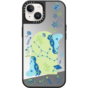 image:imageCASETiFY for iPhone 16 Pro Max Case  Impact Compatible with MagSafe  82 ft 4x Military Grade Drop Protection  Virgo  BlackVirgo Mirror