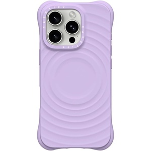 image:imageCASETiFY for iPhone 16 Pro Max Case  Ripple Compatible with MagSafe  Silicone  Wave Textured  66 ft 2X Military Grade Drop Protection  JadeLavender