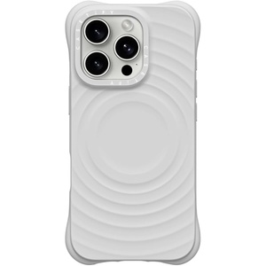 image:imageCASETiFY for iPhone 16 Pro Max Case  Ripple Compatible with MagSafe  Silicone  Wave Textured  66 ft 2X Military Grade Drop Protection  JadePebble Grey