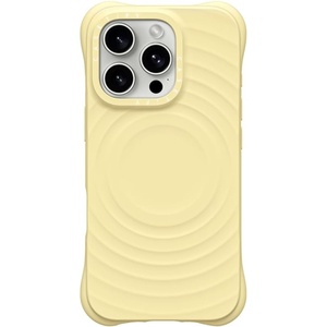 image:imageCASETiFY for iPhone 16 Pro Max Case  Ripple Compatible with MagSafe  Silicone  Wave Textured  66 ft 2X Military Grade Drop Protection  JadeSorbet Yellow