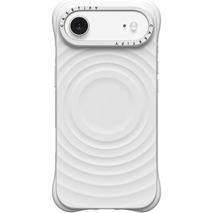 image:imageCASETiFY for iPhone 16 Pro Max Case  Ripple Compatible with MagSafe  Silicone  Wave Textured  66 ft 2X Military Grade Drop Protection  JadeWhite