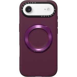 image:imageCASETiFY for iPhone 17 Case  Force Ring Stand MagSafe Compatible  Kickstand  65 ft 3X Military Grade Drop Protection  iPhone 17  Force Ring Stand Case  Taupe  TaupeMulberry with Ring Stand