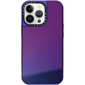image:imageCASETiFY for iPhone 17 Case  Mirror Compatible with MagSafe  Reflective  49 ft Drop Protection  Silver On BlackPurple Disco On Purple