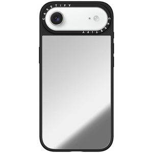 image:imageCASETiFY for iPhone 17 Case  Mirror Compatible with MagSafe  Reflective  49 ft Drop Protection  Silver On BlackSilver On Black