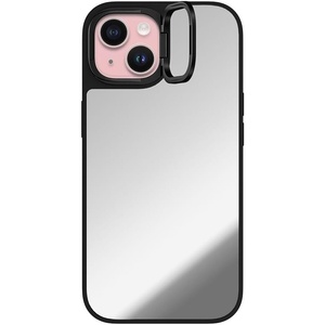 image:imageCASETiFY for iPhone 17 Case  Mirror Compatible with MagSafe  Reflective  49 ft Drop Protection  Silver On BlackSilver On Black with Ring Stand